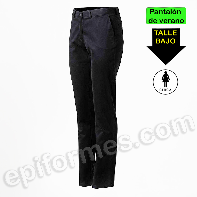 Pantalón Chino verano en negro