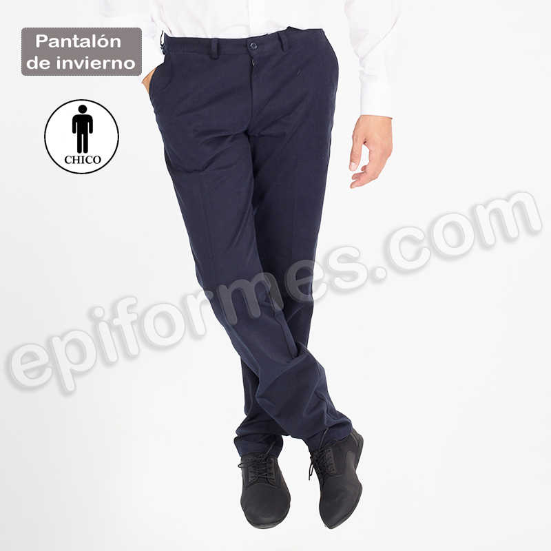 Pantalón Chino invierno, Azul marino