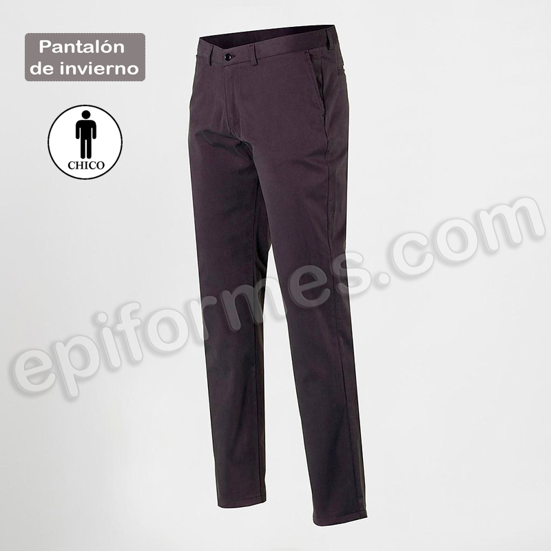 Pantalón Chino invierno, gris marengo