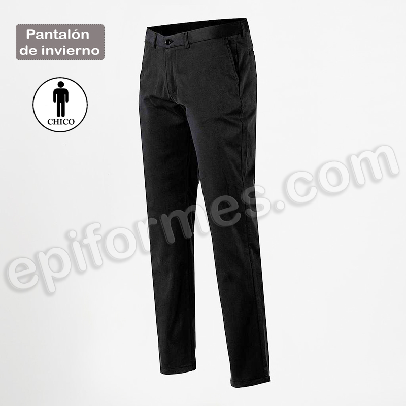 Pantalón Chino invierno, negro