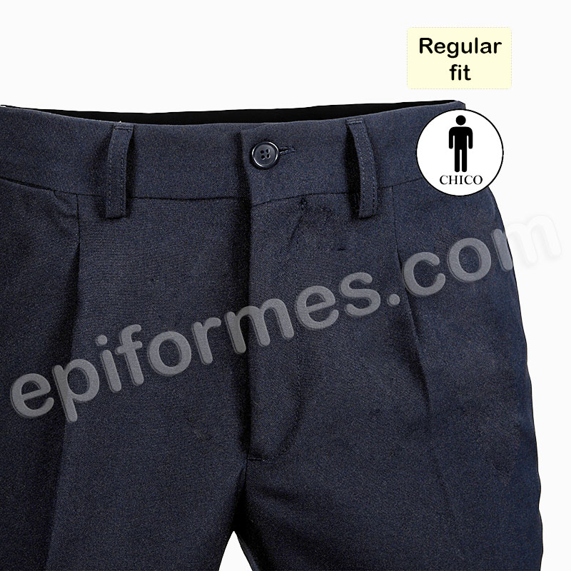 Pantalón con pinzas, negro