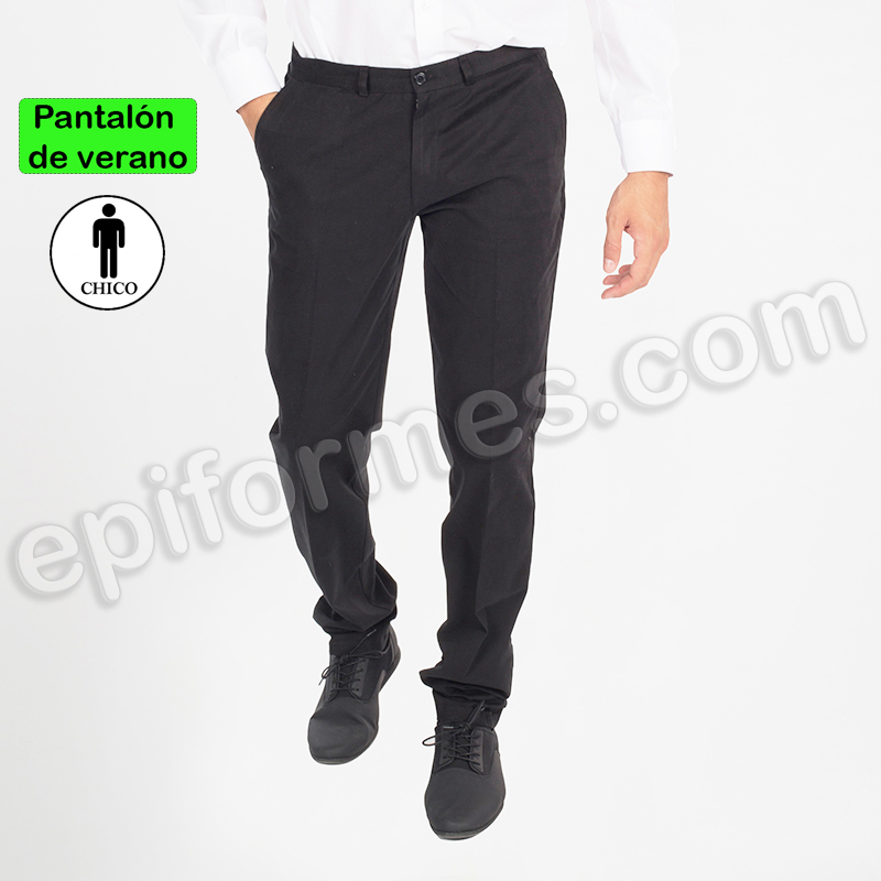 Pantalón Chino verano, negro