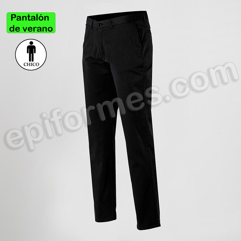 Pantalón Chino verano, negro