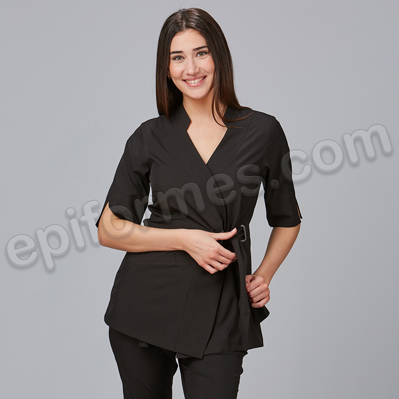 Blusa cruzada mujer