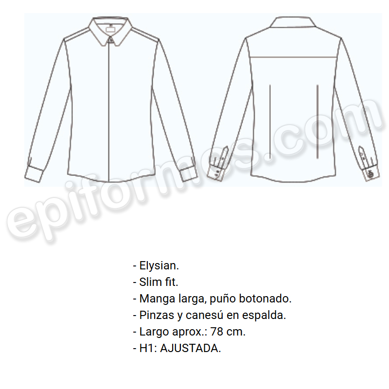 Camisa Hombre Slim Fit Simone
