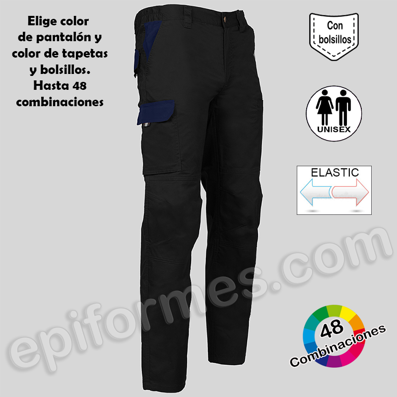 El pantalón elástico 48 combinaciones 