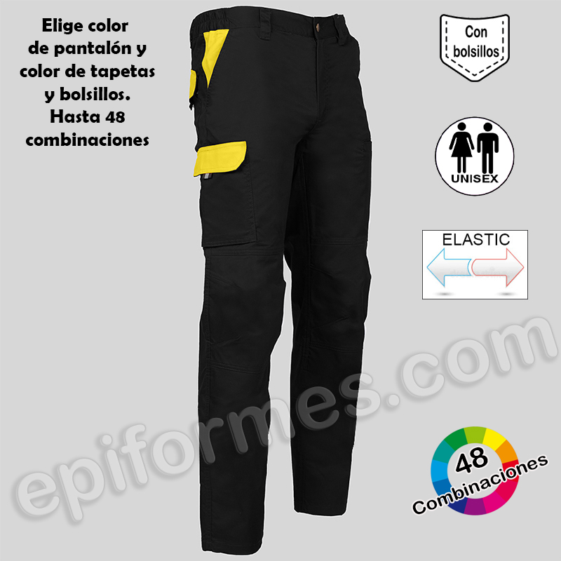 El pantalón elástico 48 combinaciones 