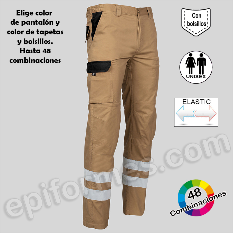 El pantalón elástico 48 combinaciones 