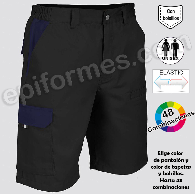 Bermudas elásticas 48 combinaciones 