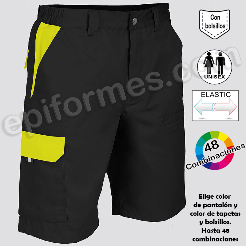 Bermudas elásticas 48 combinaciones 