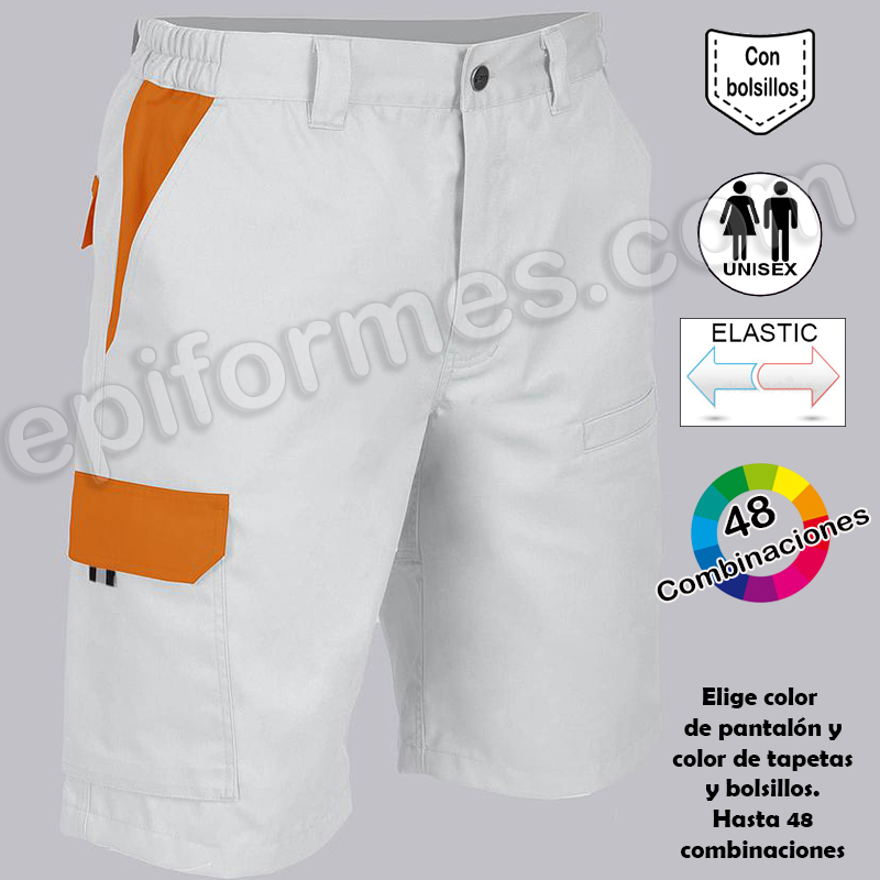 Bermudas elásticas 48 combinaciones 