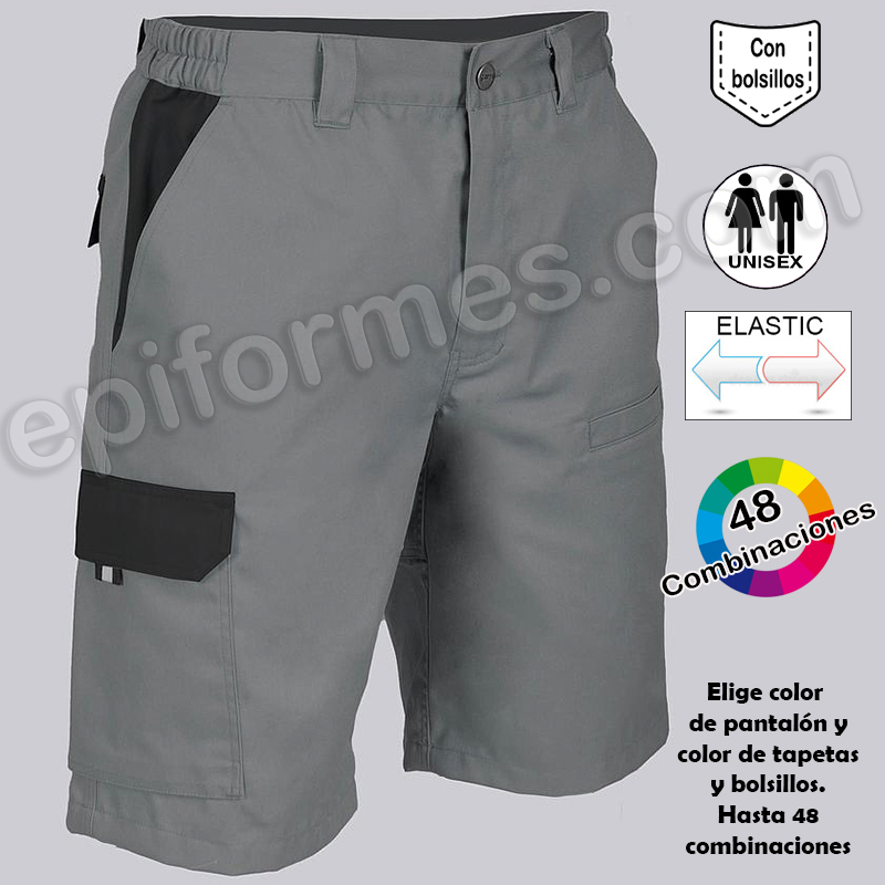 Bermudas elásticas 48 combinaciones 