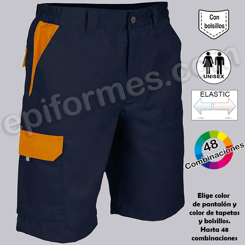 Bermudas elásticas 48 combinaciones 