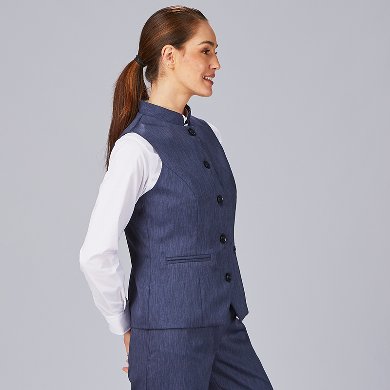 Chaleco mujer cuello mao, Luján