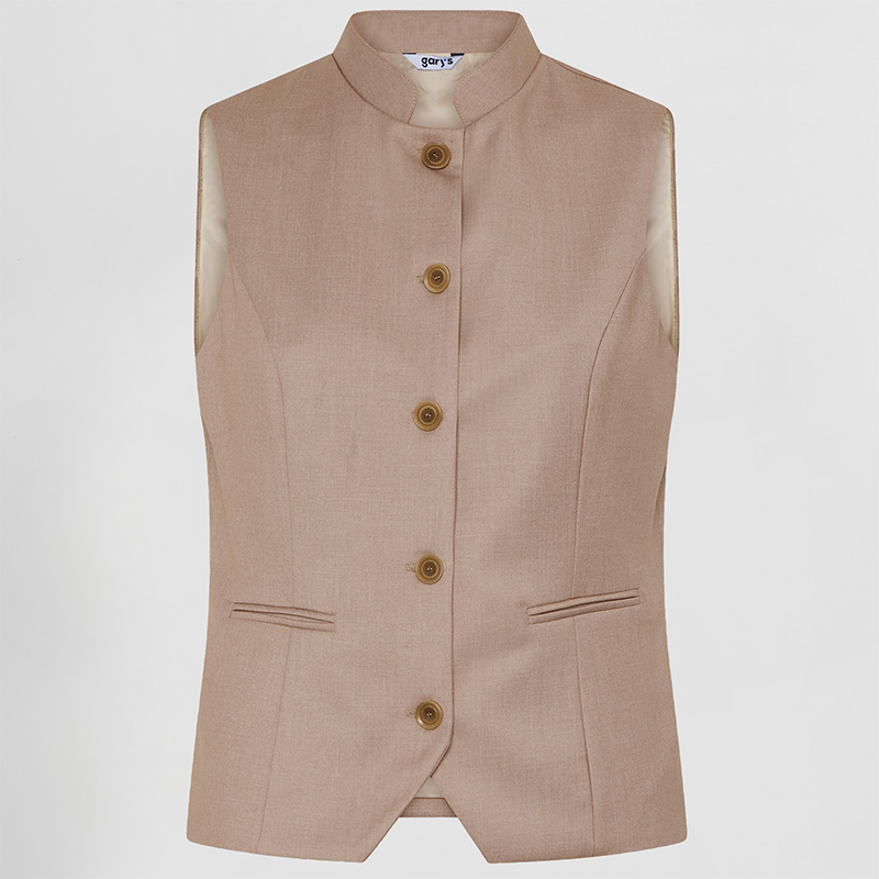 Chaleco mujer cuello mao, Luján