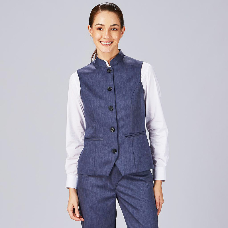 Chaleco mujer cuello mao, Luján