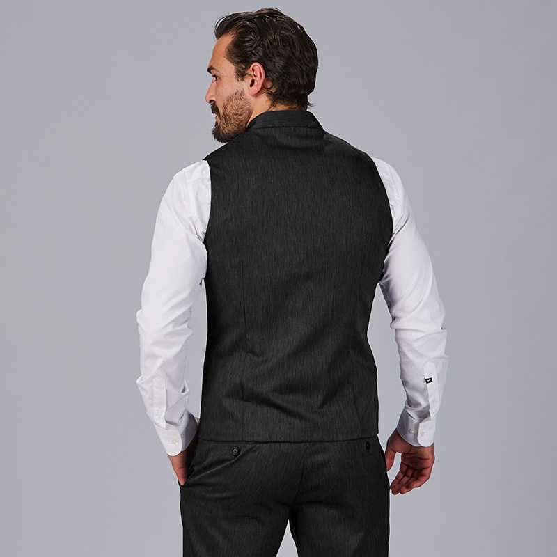 Chalecos de hombre, cuello mao Lucena