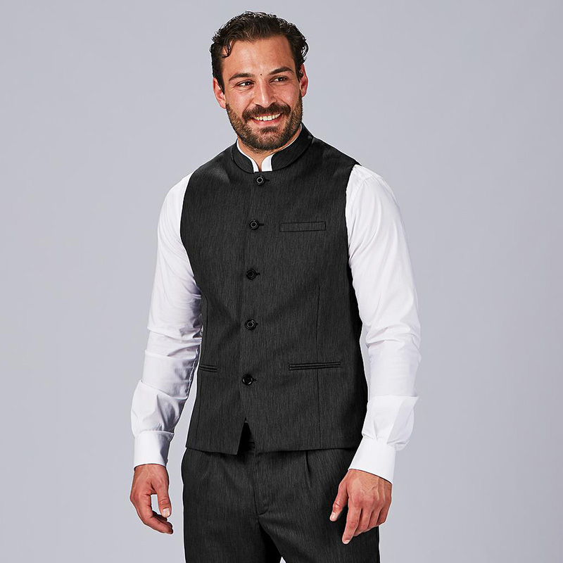 Chalecos de hombre, cuello mao Lucena