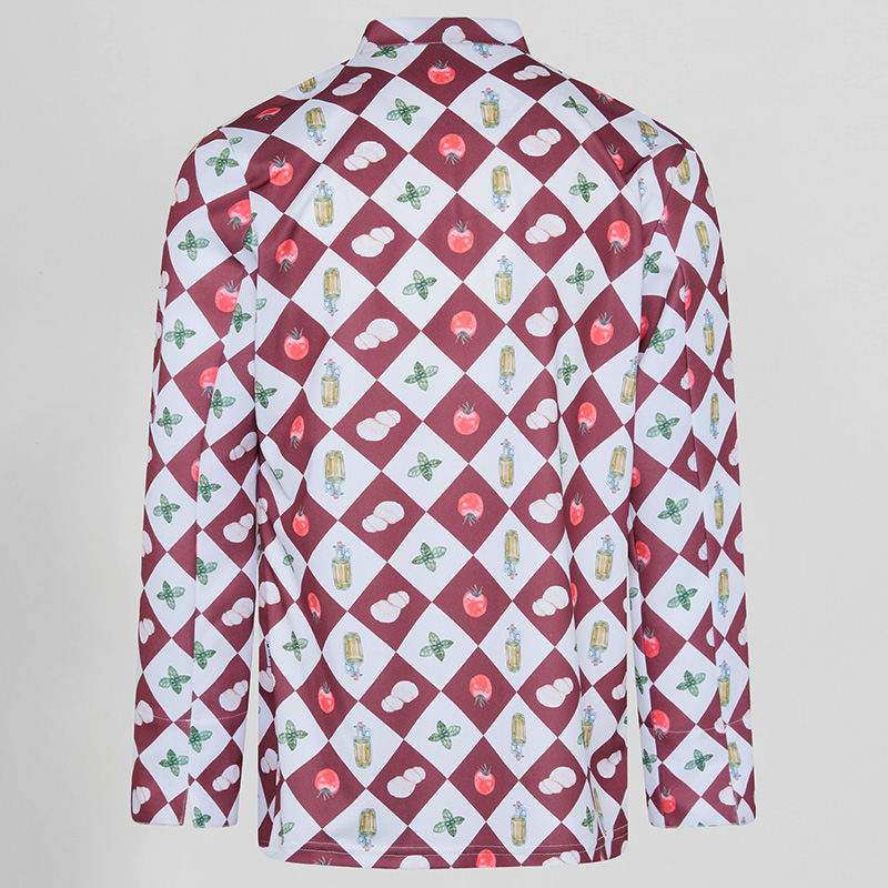 Chaqueta de cocina estampada Toscana