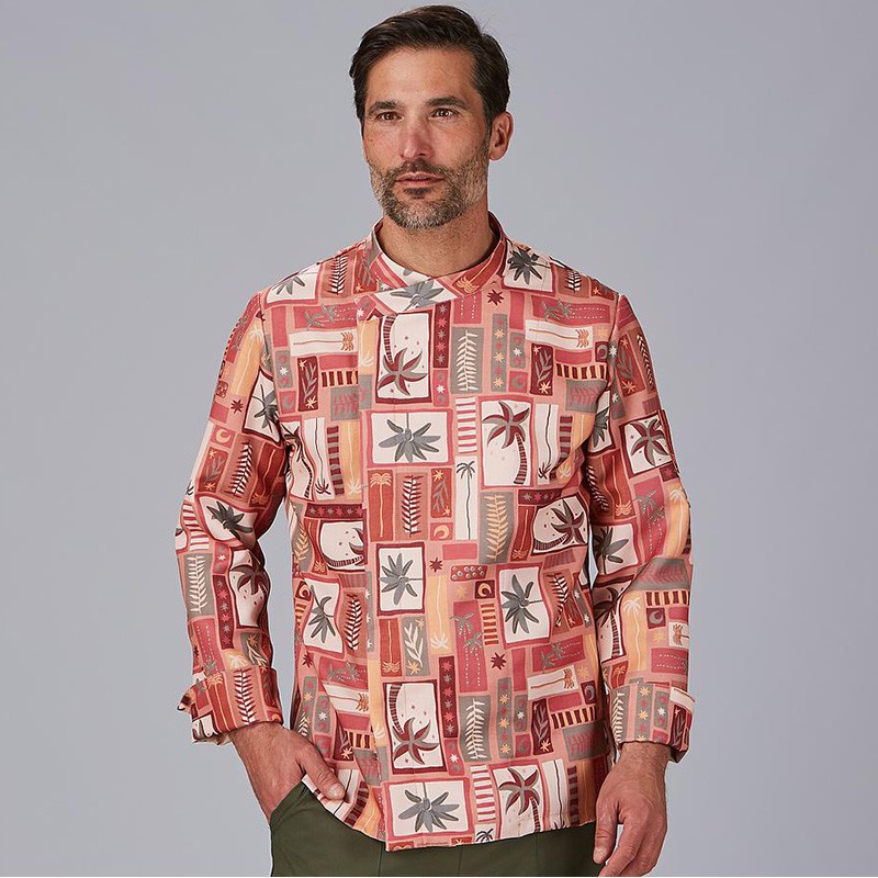 Chaqueta de cocina estampada Cuba