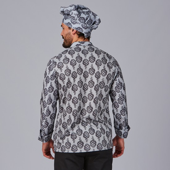 Chaqueta de cocina estampada Alcachofas