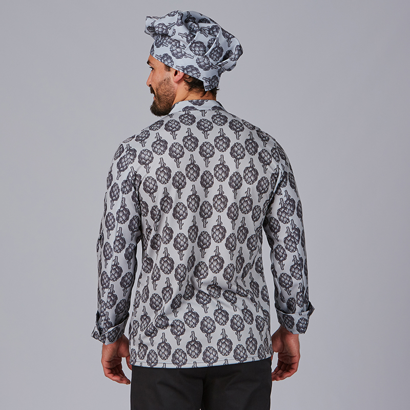 Chaqueta de cocina estampada Alcachofas