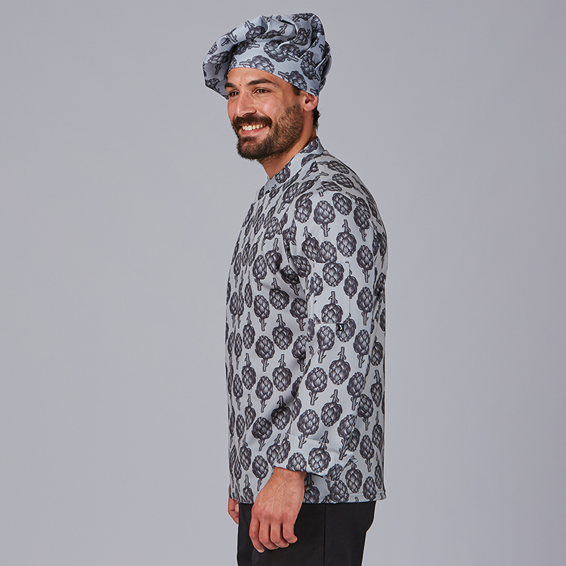 Chaqueta de cocina estampada Alcachofas