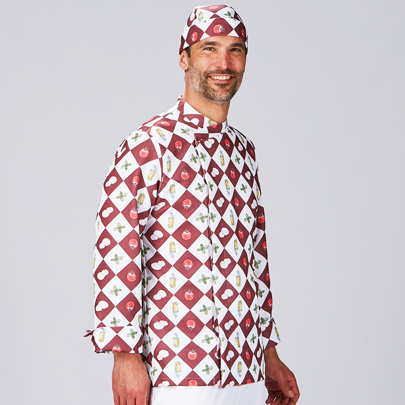 Chaqueta de cocina estampada Toscana