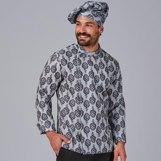Chaqueta de cocina estampada Alcachofas