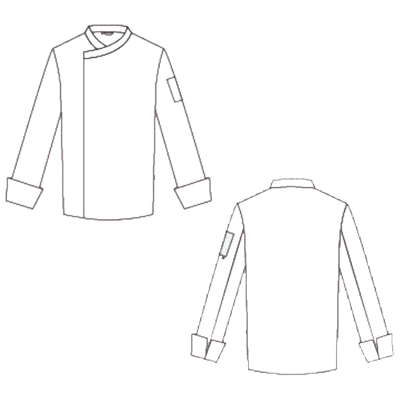 Chaqueta de cocina estampada Toscana