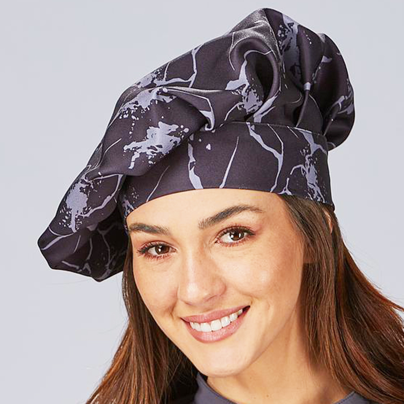 Gorro chef de cocina estampado rayo