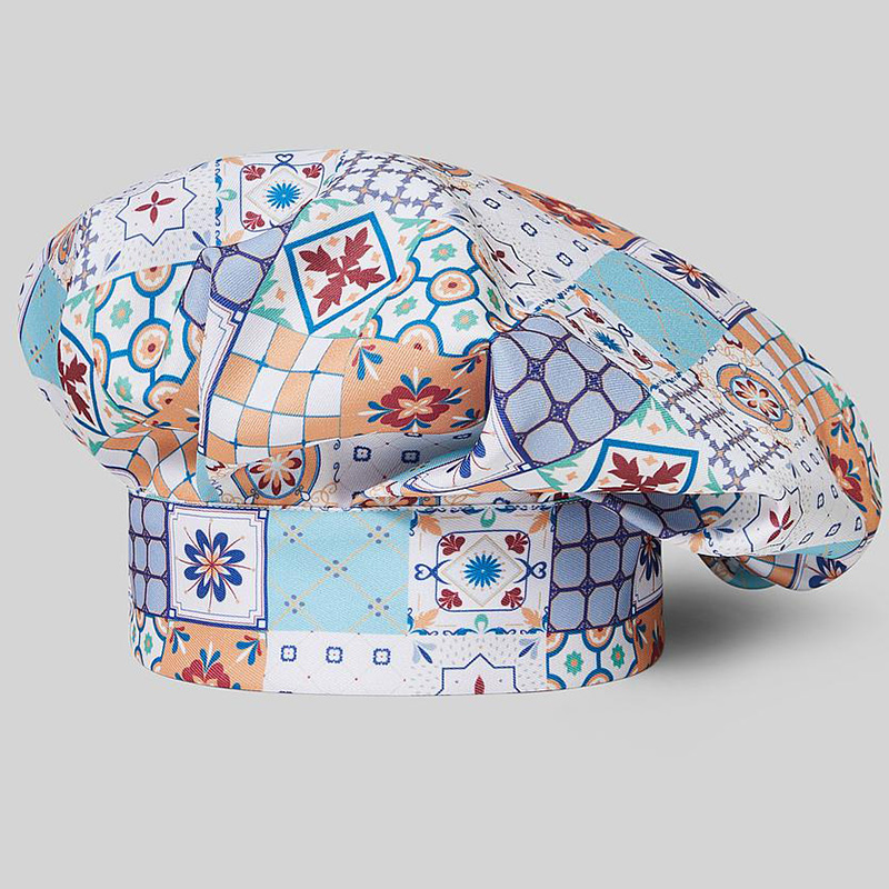 Gorro chef de cocina estampado Porto