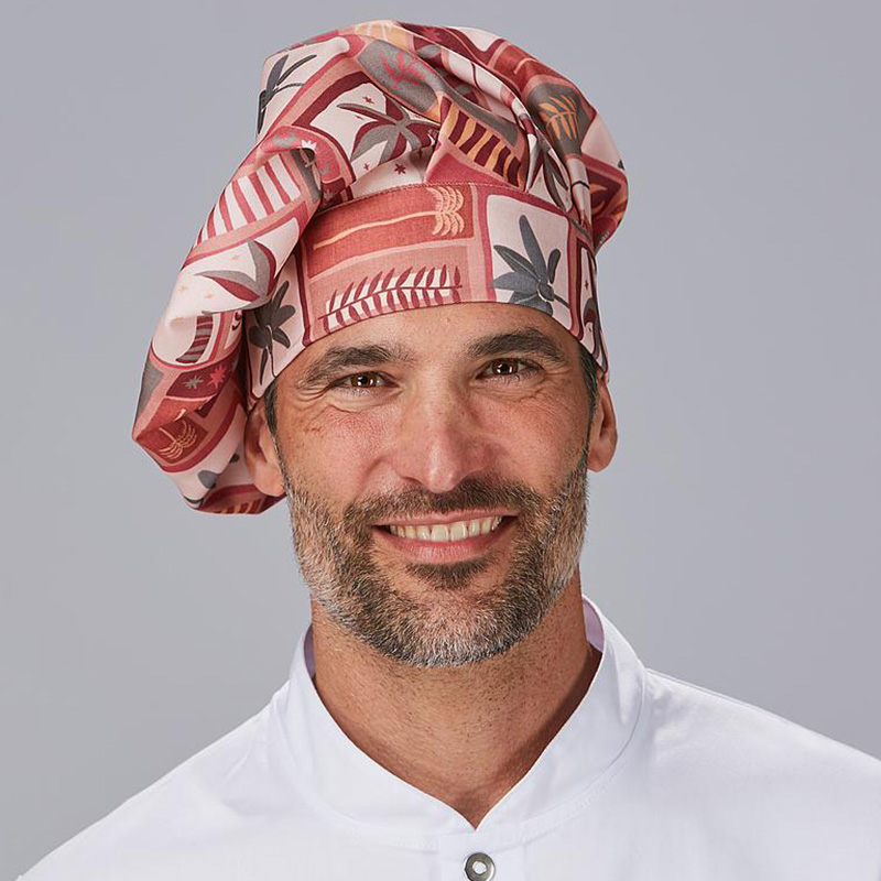 Gorro chef de cocina estampado Cuba