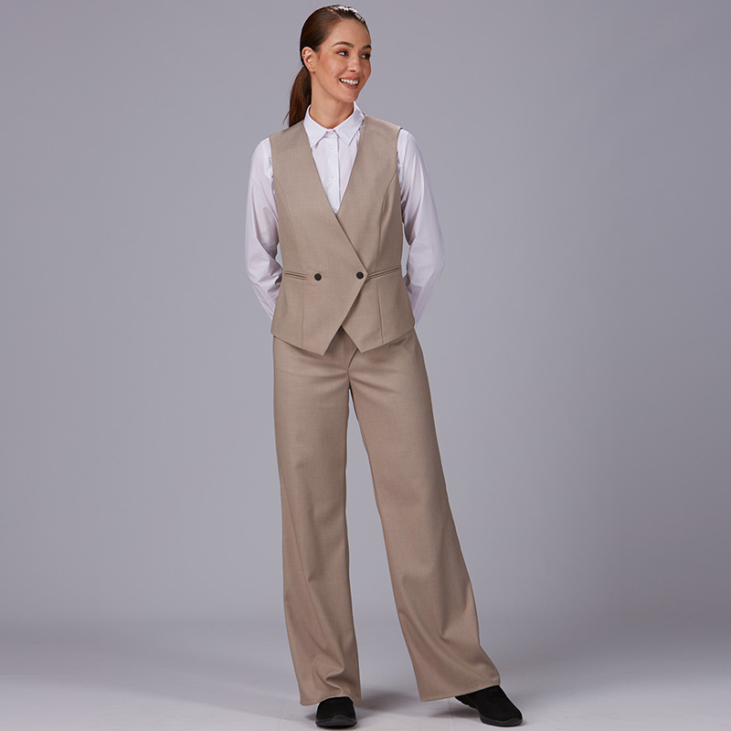 Pantalón mujer cruzado, Arena