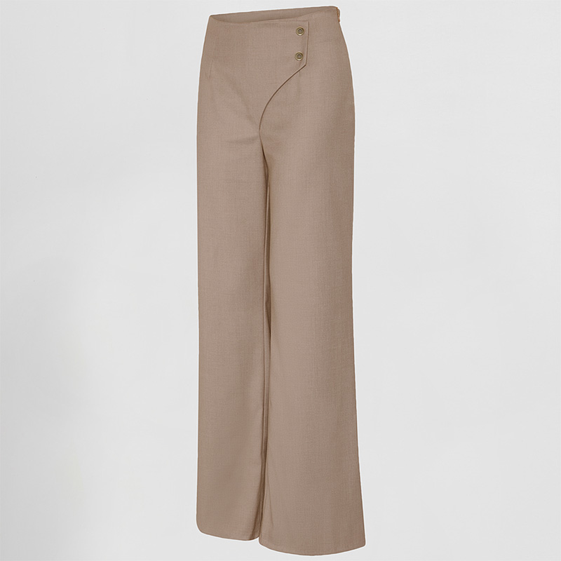 Pantalón mujer cruzado, Arena