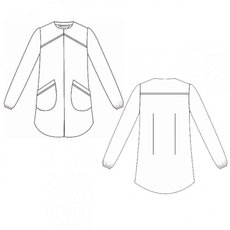 Blusa de maestra infantil, fauna