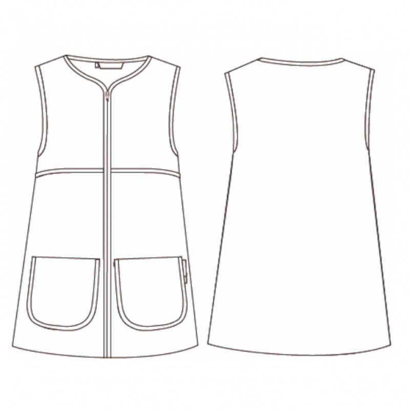 Blusa de maestra infantil, colores