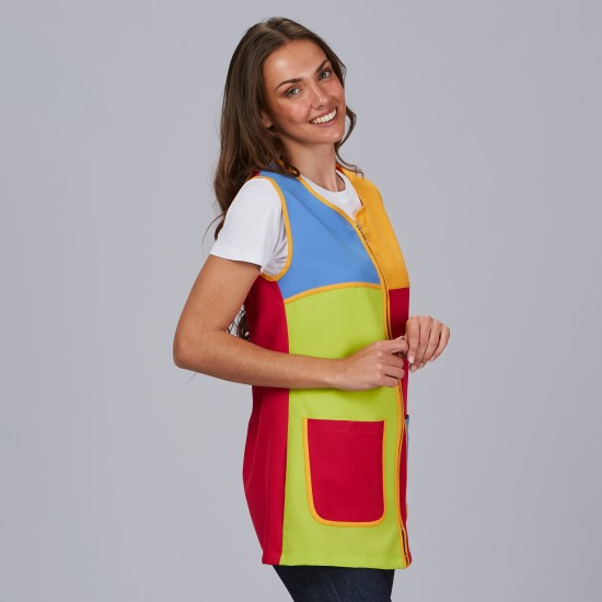 Blusa de maestra infantil, colores
