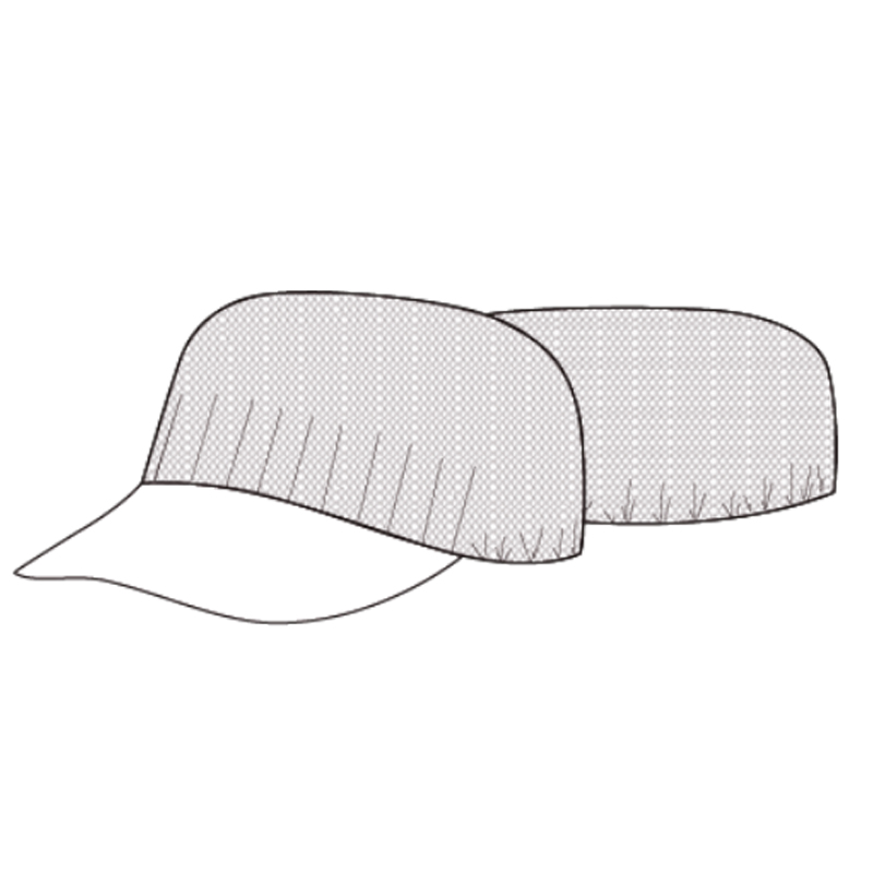 Gorra Unisex Rejilla y Visera Color