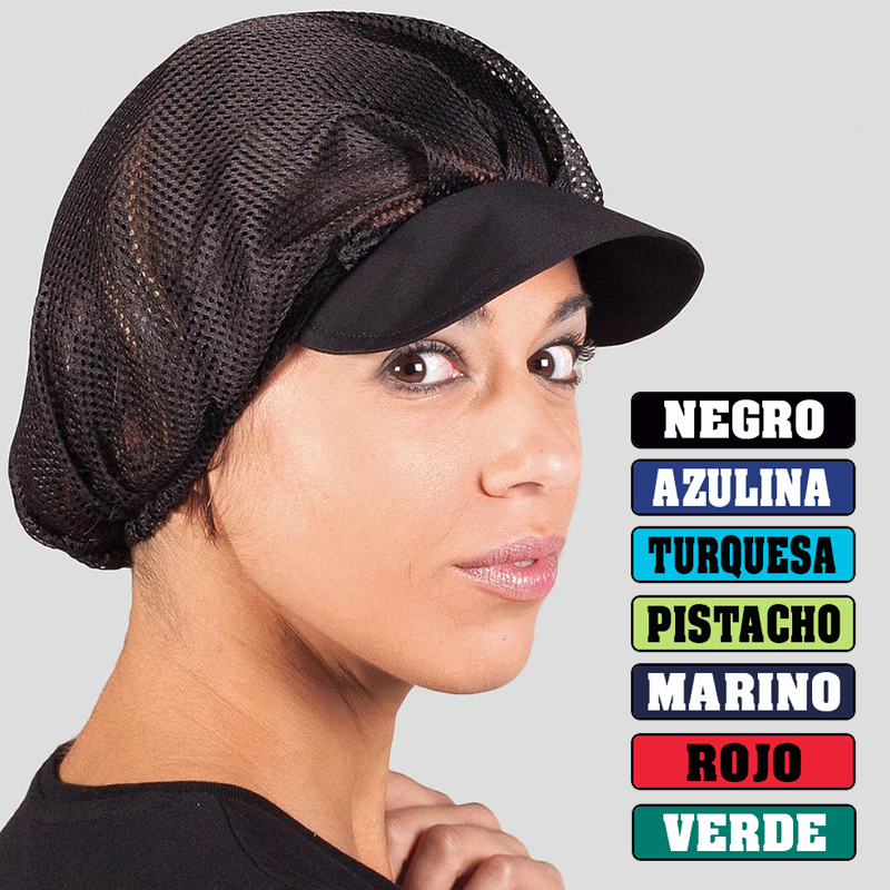 Gorra Unisex Rejilla y Visera Color