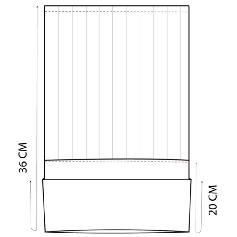 Gorro Alto Tubular Nylon Negro