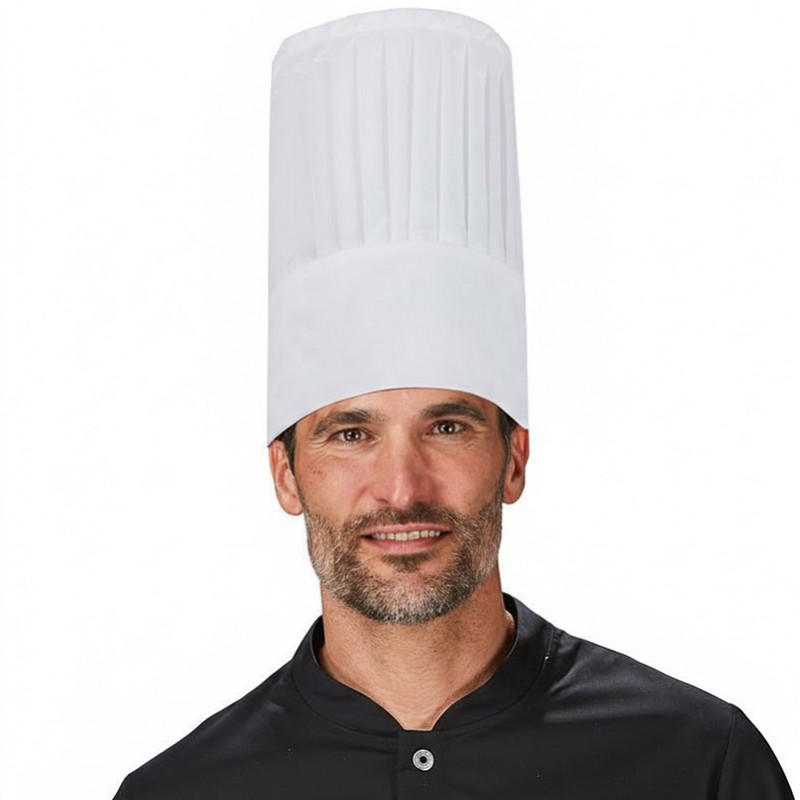 Gorro Alto Tubular Nylon Blanco