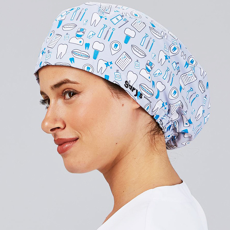 Gorro Cirujano Dentik - Estampado Dentistas Microf...