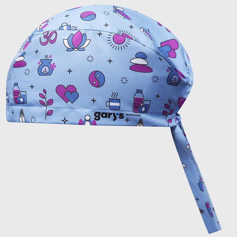 Gorro Cirujano Tiras Divine Celeste