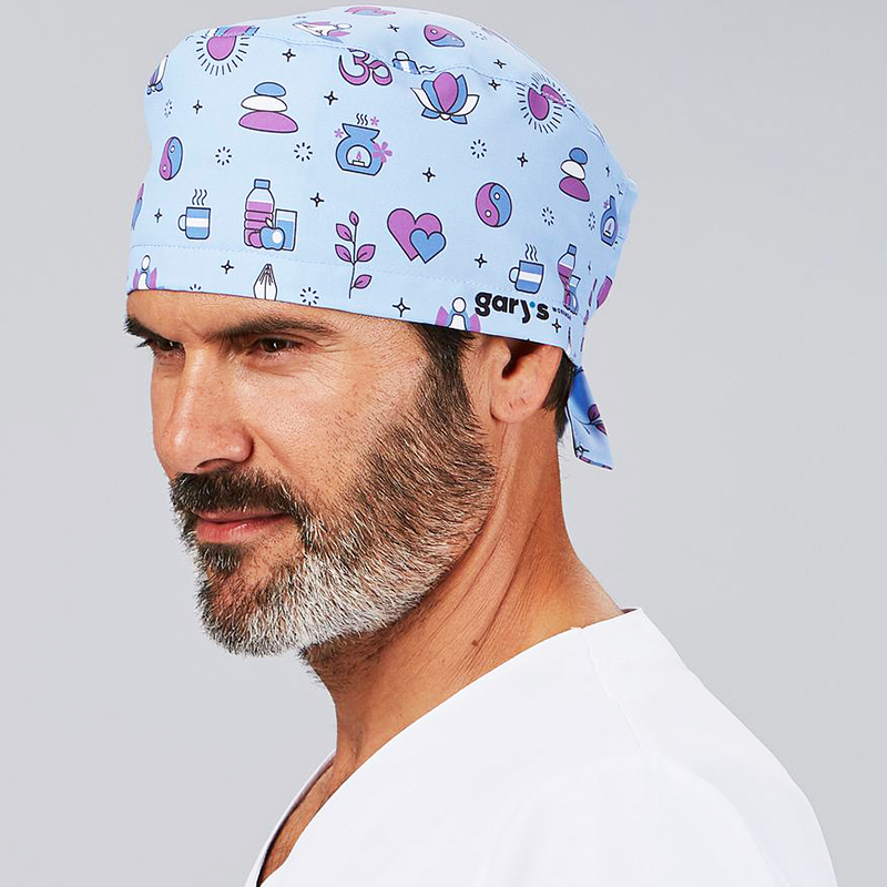 Gorro Cirujano Tiras Divine Celeste