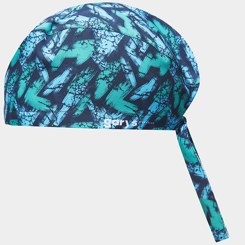 Gorro Cirujano Tiras Digital Marino
