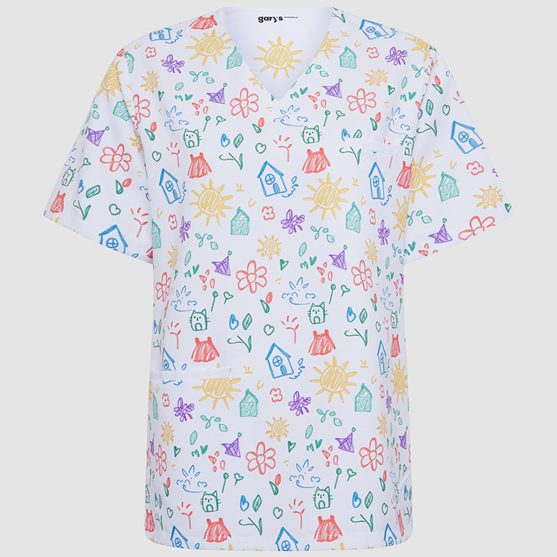 Blusa Sanitaria Unisex Mika, Crayon