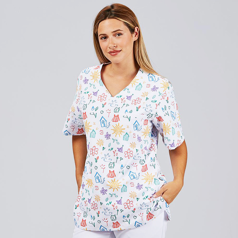 Blusa Sanitaria Unisex Mika, Crayon