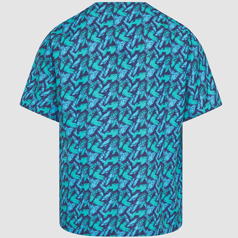 Blusa Sanitaria Unisex Mika, Digital marino