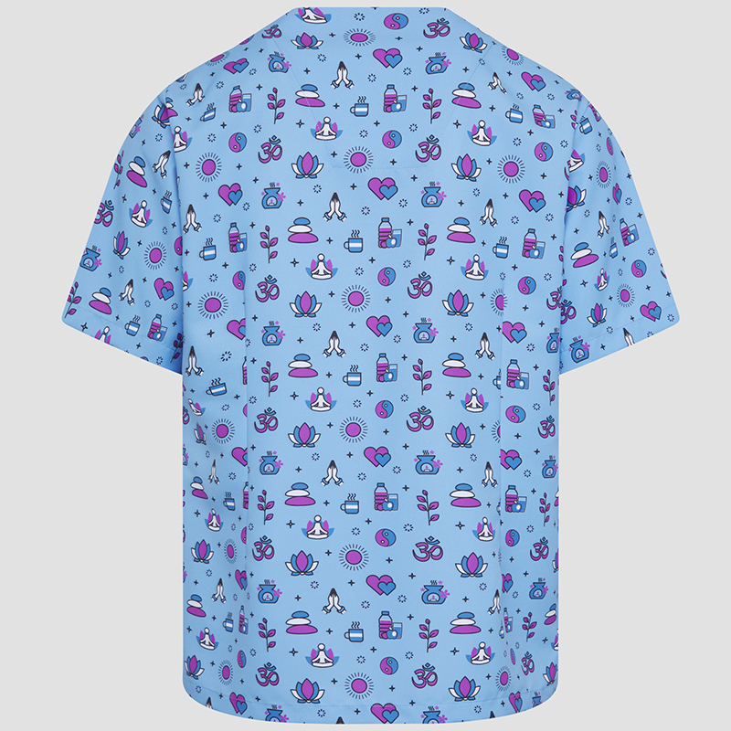 Blusa Sanitaria Unisex Mika, divine celeste